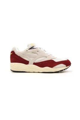 Sneakers i mocka och tyg