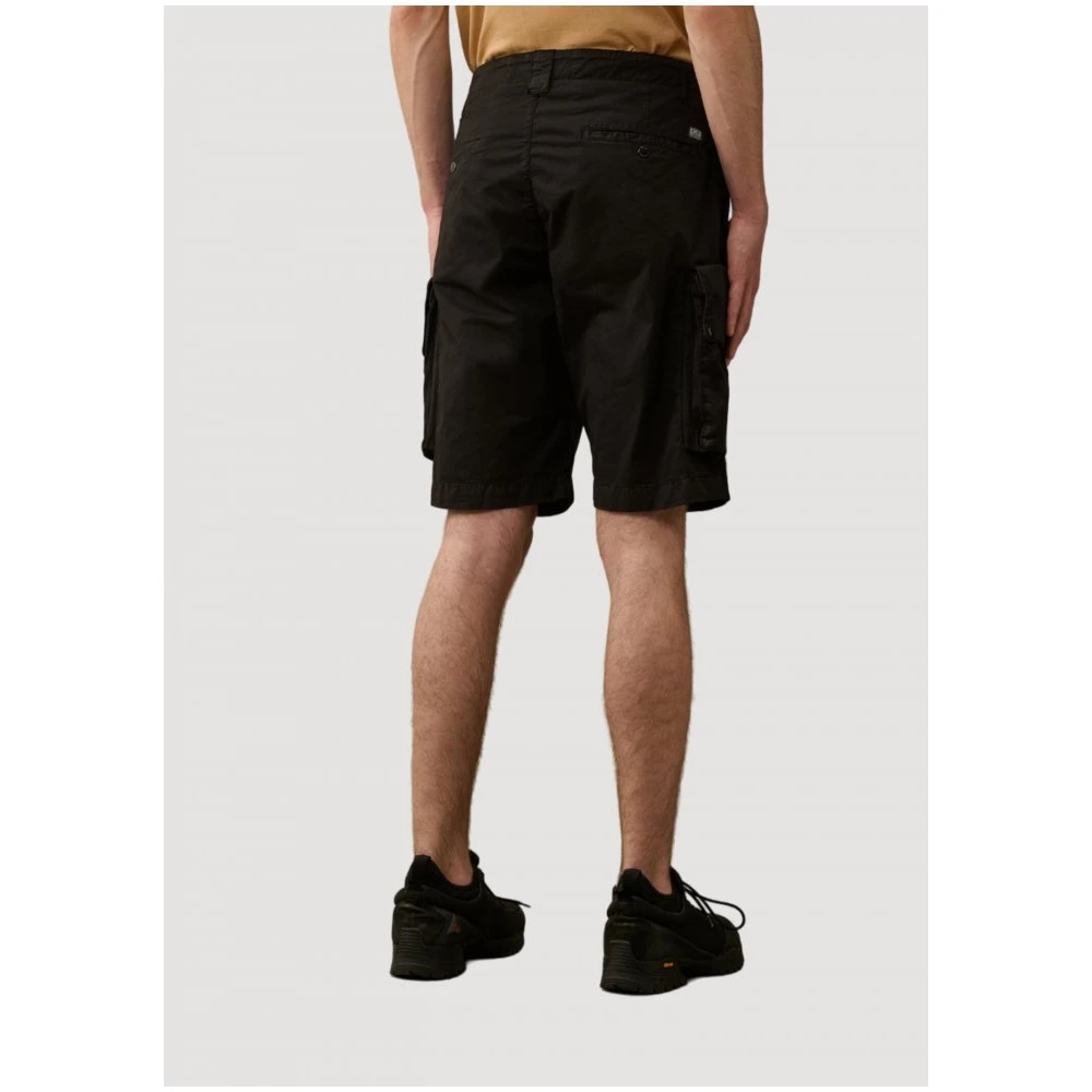 C.P. Company Stretch Cargo Twill Broek Zwart Black Heren