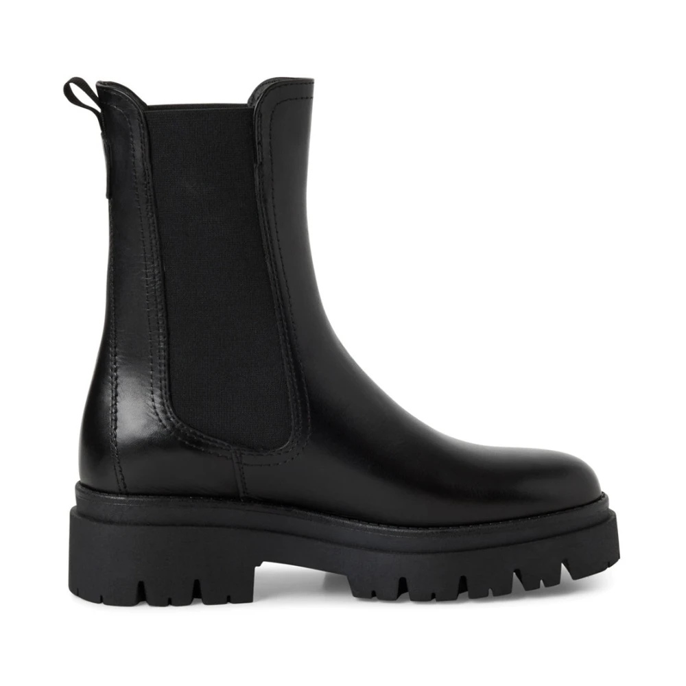 Tamaris Women's Black Leather Chelsea Boot - Chelsea Boots - 6 Uk - Shoes
