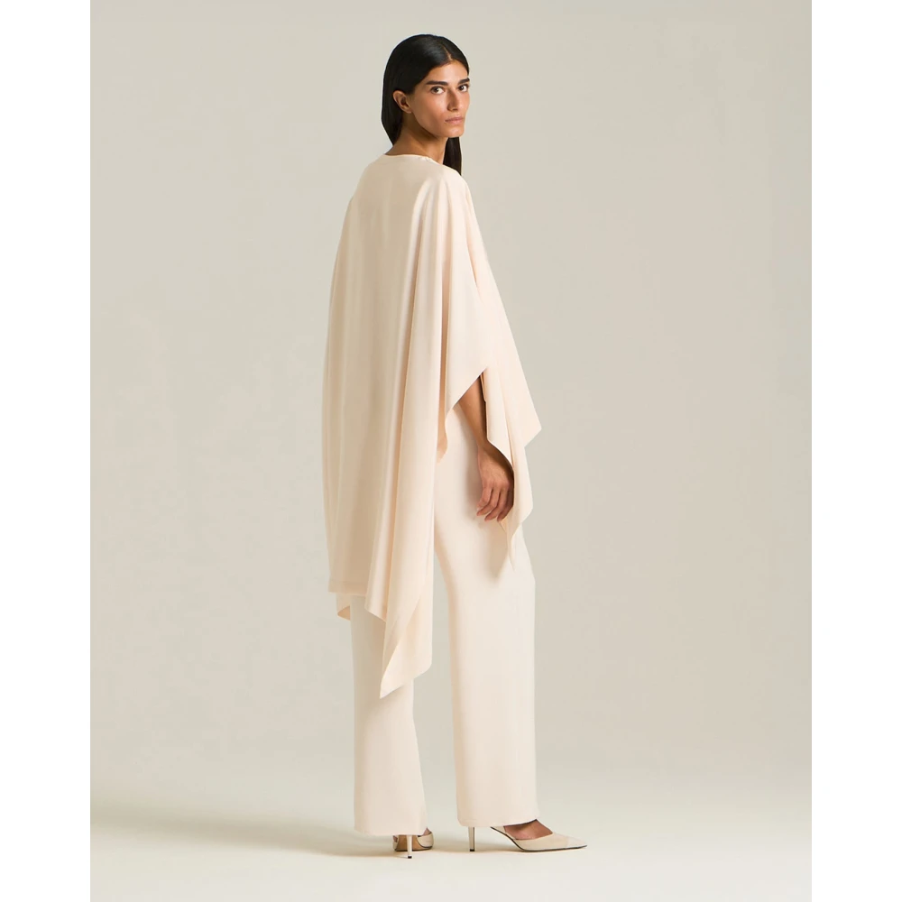 Kiton Zijden cape voor tijdloze elegantie Pink Dames