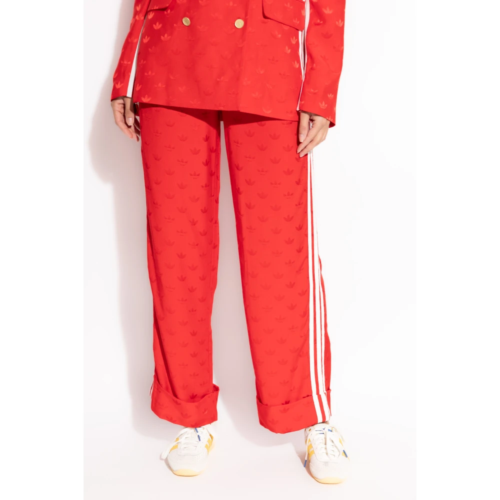 adidas Originals Monogram Broek Red Dames
