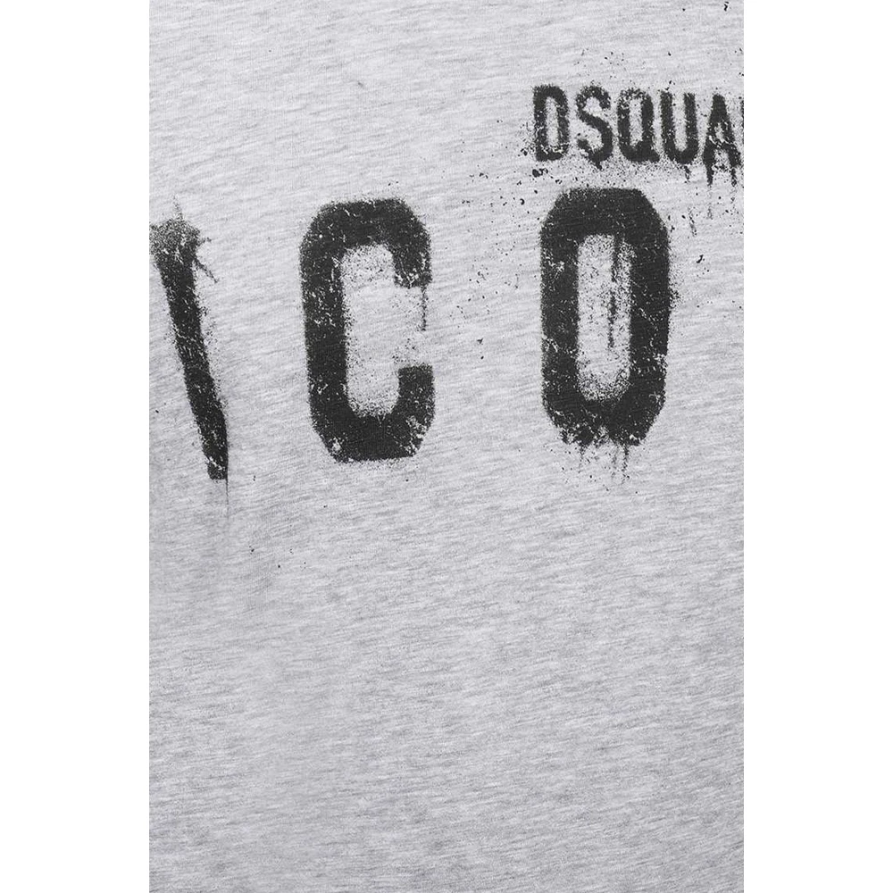 Dsquared2 Stijlvol T-shirt Art S79Gc0040 Gray Heren