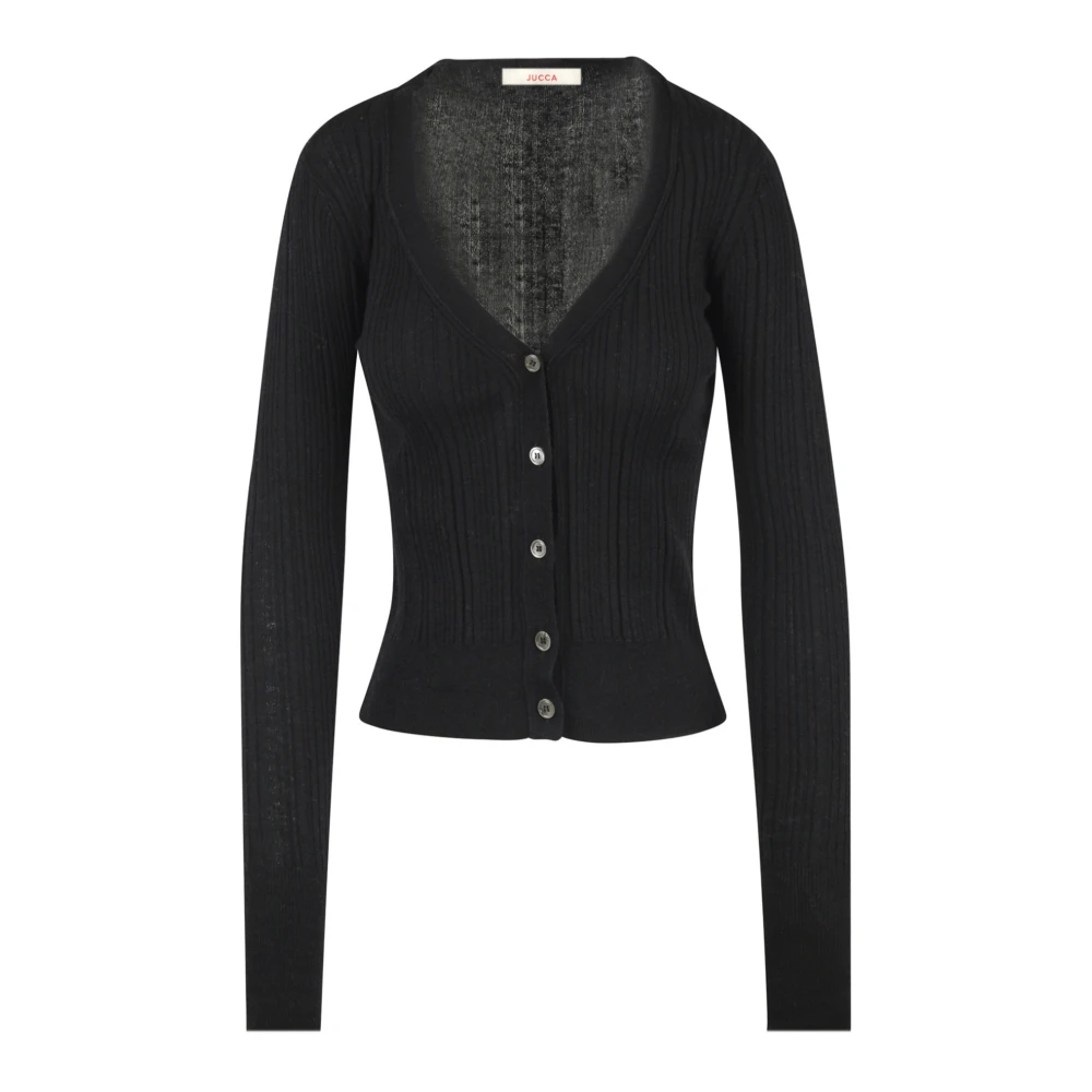 Jucca Stijlvolle Jas voor Vrouwen Black Dames