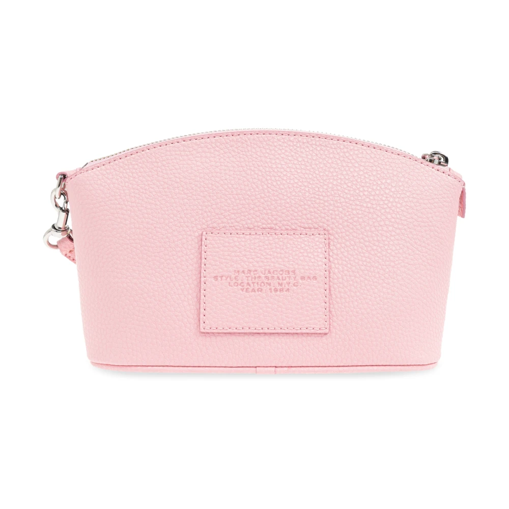 Marc Jacobs Leren cosmetische tas Pink Dames