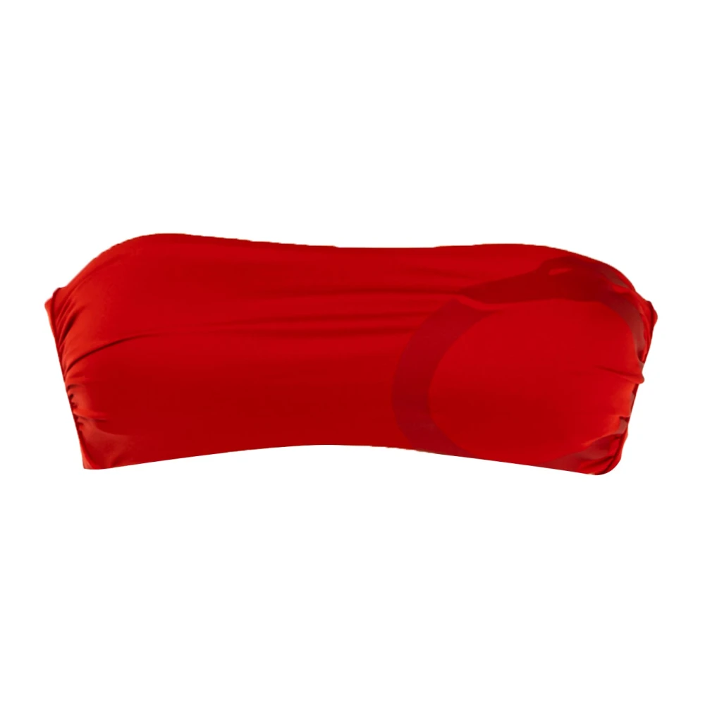 Trussardi Bandeau Strand Bh Zomer Rood Red Dames