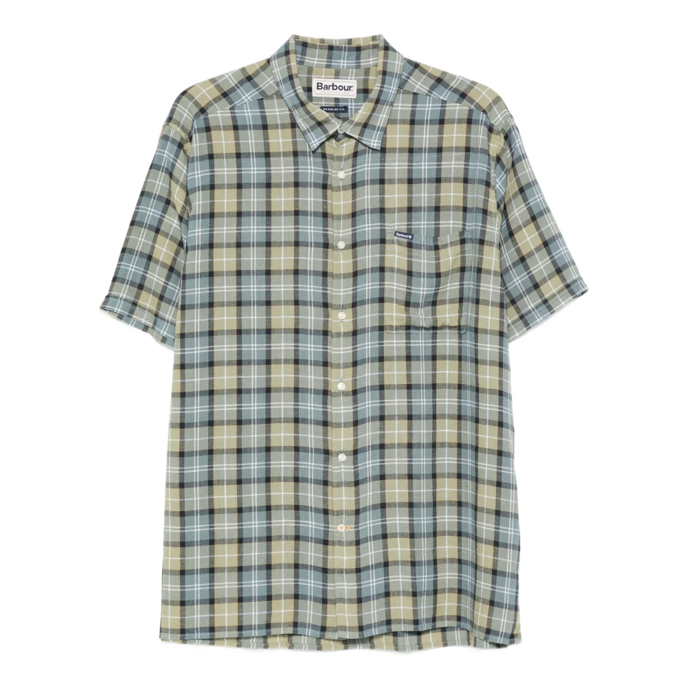 Barbour Herr Multicolor Skjortor S, Short Sleeve Shirts