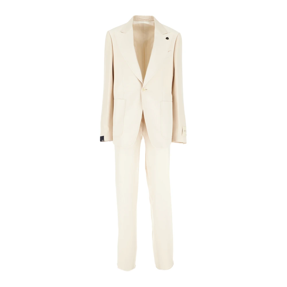 Lardini Stijlvolle Complete Outfits voor Mannen Beige Heren