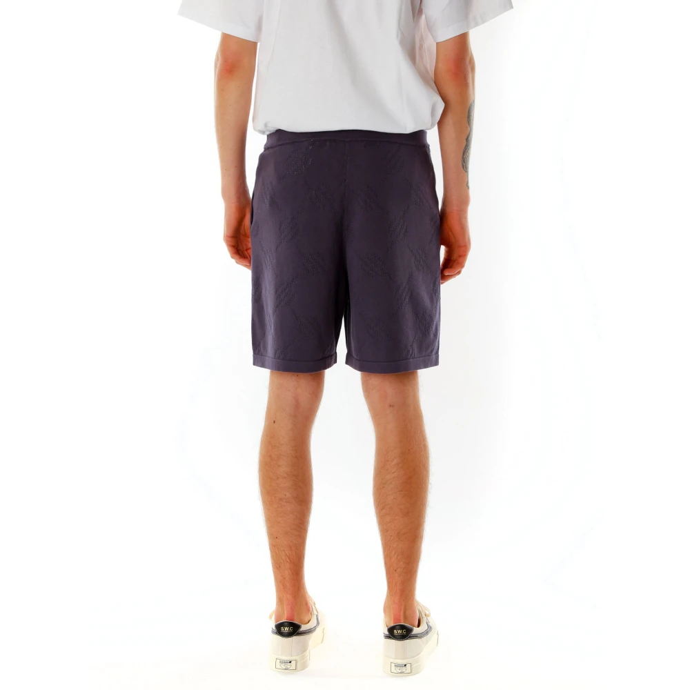 Daily Paper Gebreide Shorts met Elastische Tailleband Gray Heren