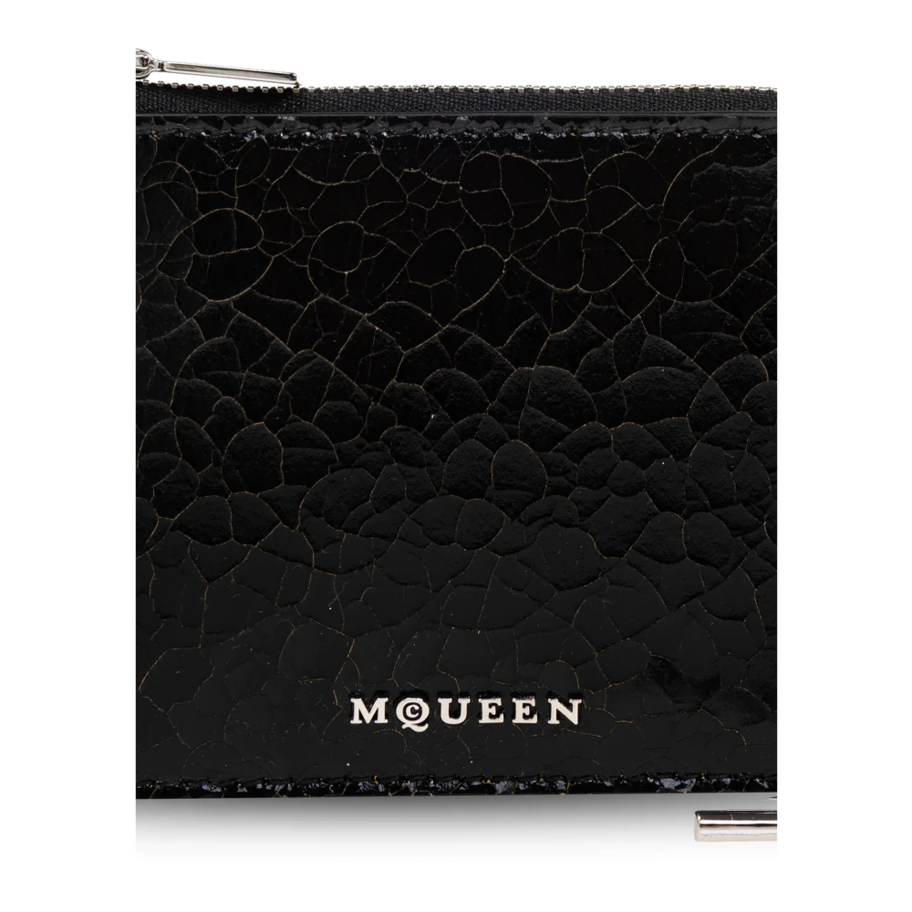 alexander mcqueen Leren etui Black Heren