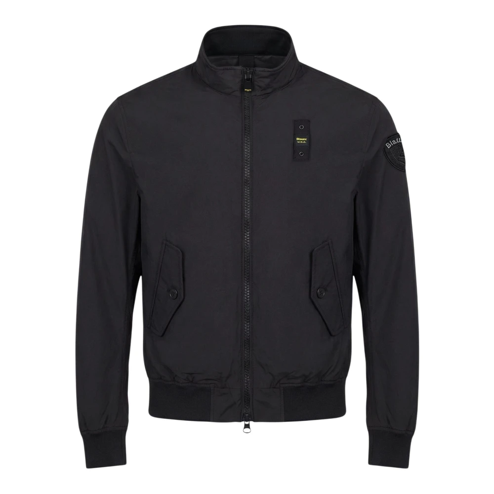 Blauer Men's Black Alwin Padded Jacket - Bomber Jackets - L - Jackets
