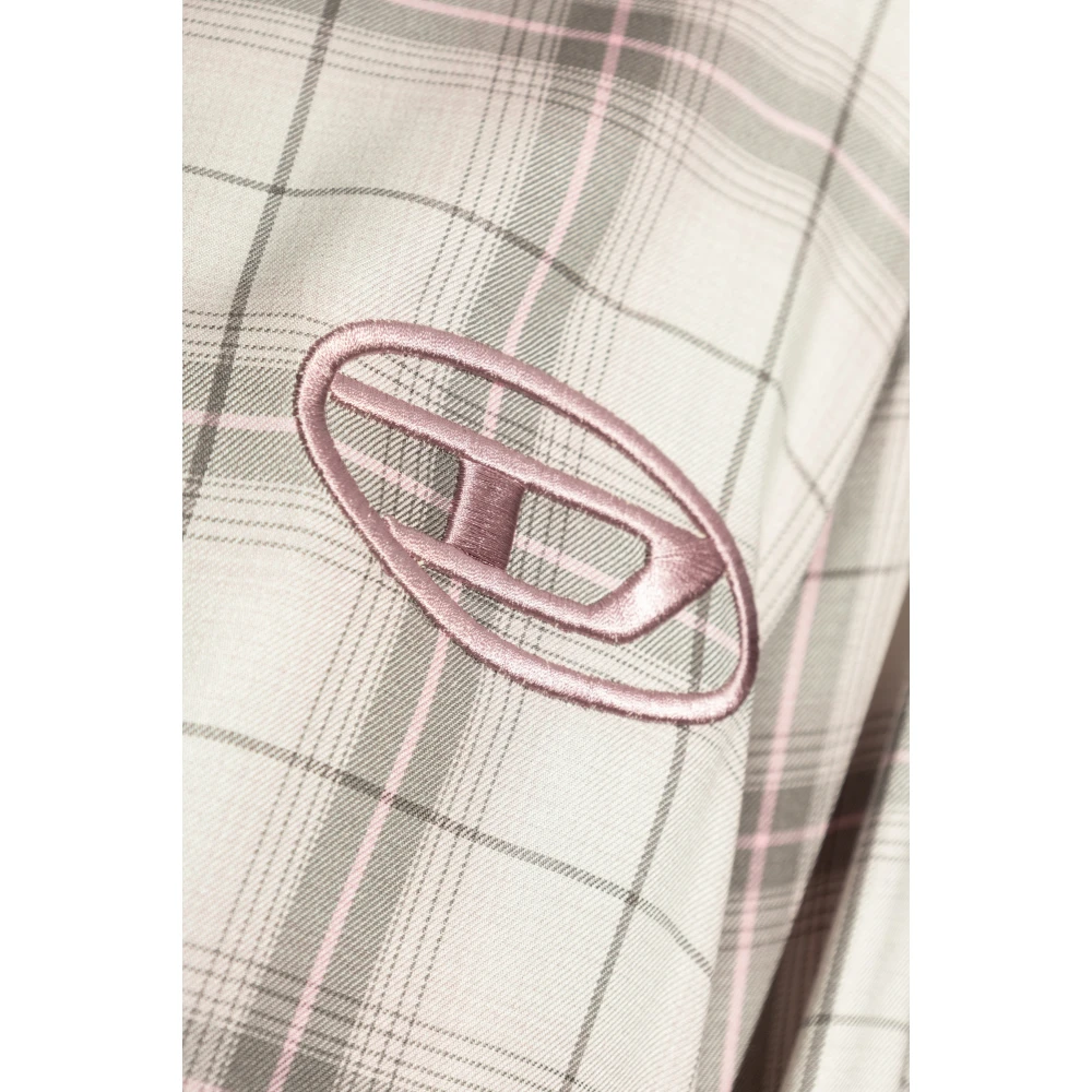 Diesel Overhemdjurk D-Dalis-Q1 Gray Dames