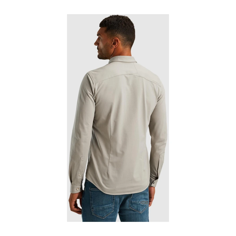 Cast Iron Twill Jersey 2 Tone Overhemd Gray Heren