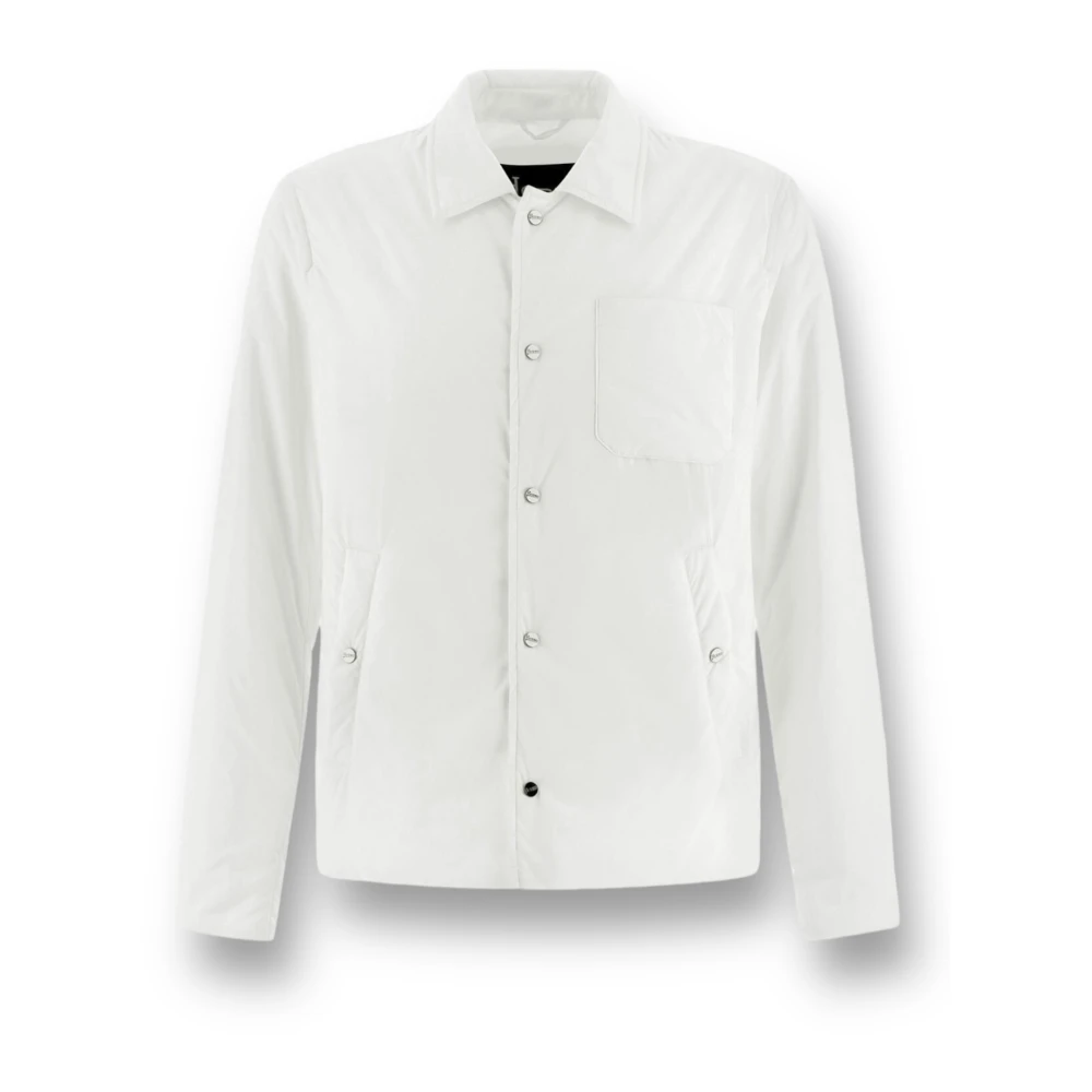 Herno Cloud Shirt Jacket White Heren