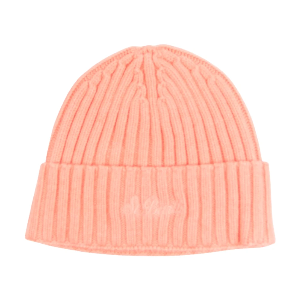 MC2 Saint Barth Gebreide Muts Hoed Wengen Stijl Pink Heren