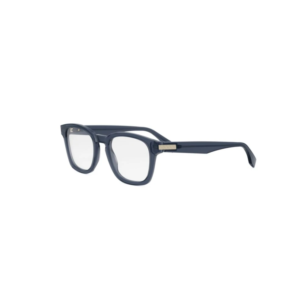 Fendi Unisex Blue Glasses, 51 Mm, Essential Square Optical Frame