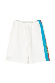 Stiliga vita sommarshorts för tjejer