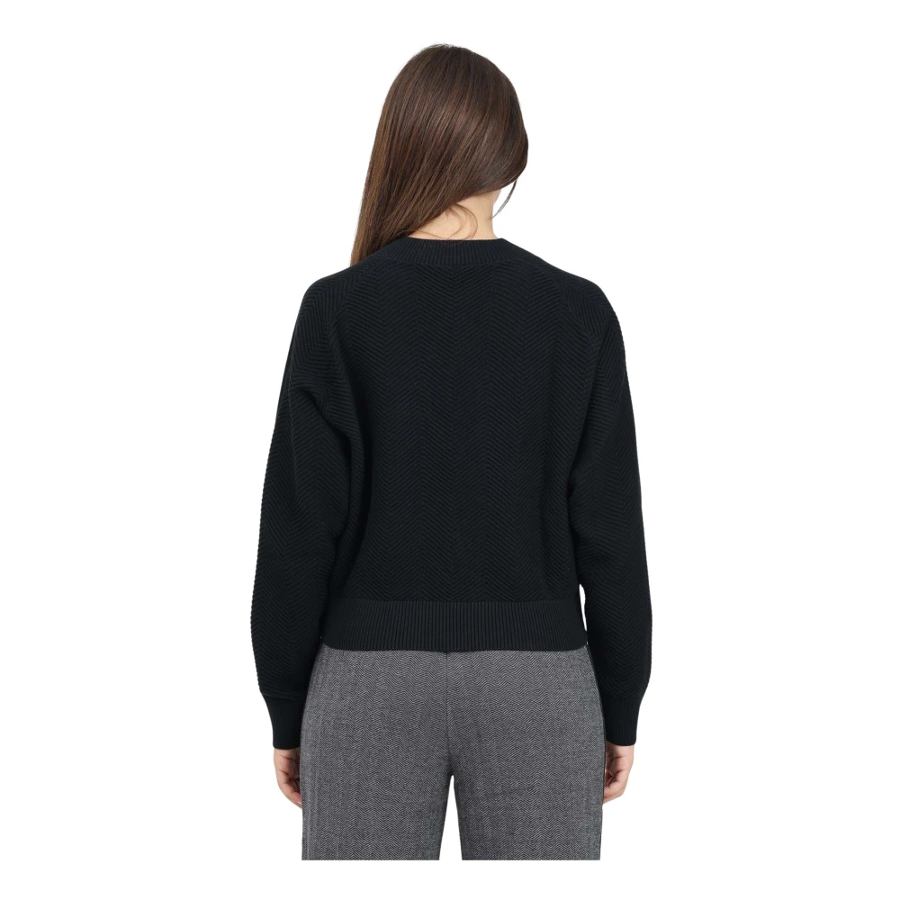 Puma Casual V-hals trui Damesmode Black Dames