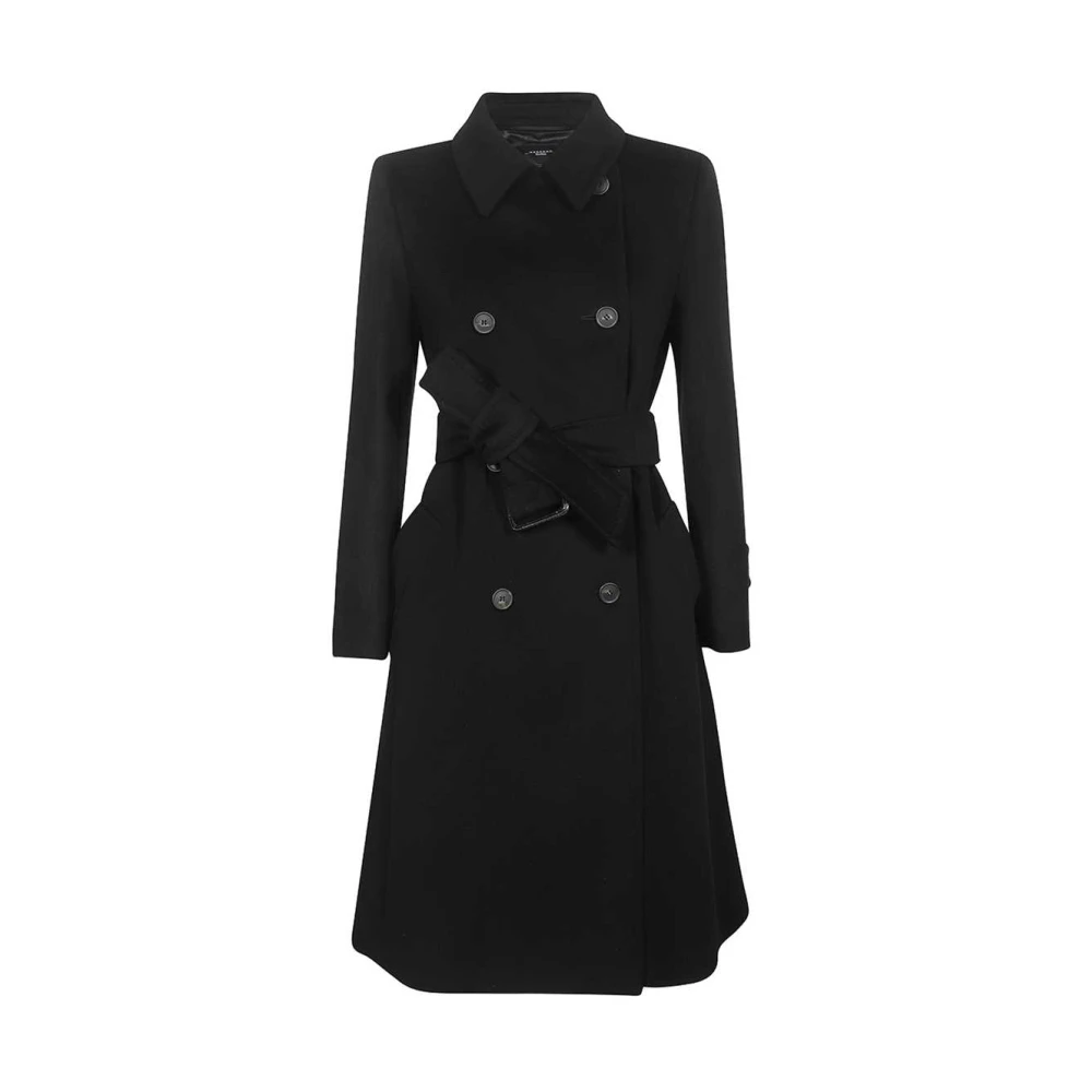 Max Mara Weekend Dubbele Rijgjas Black Dames