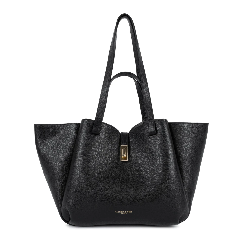 Lancaster Women's Black Sac Cabas Épaule L Milano Horizon - Shopping Bags - One Size - Bags
