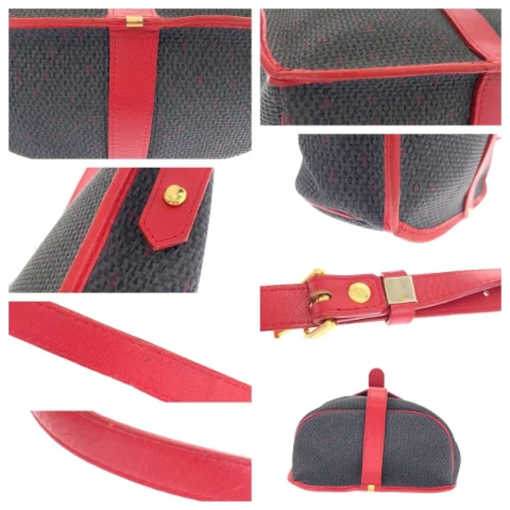 Yves Saint Laurent Vintage Pre-owned Canvas shoulder-bags Gray Dames