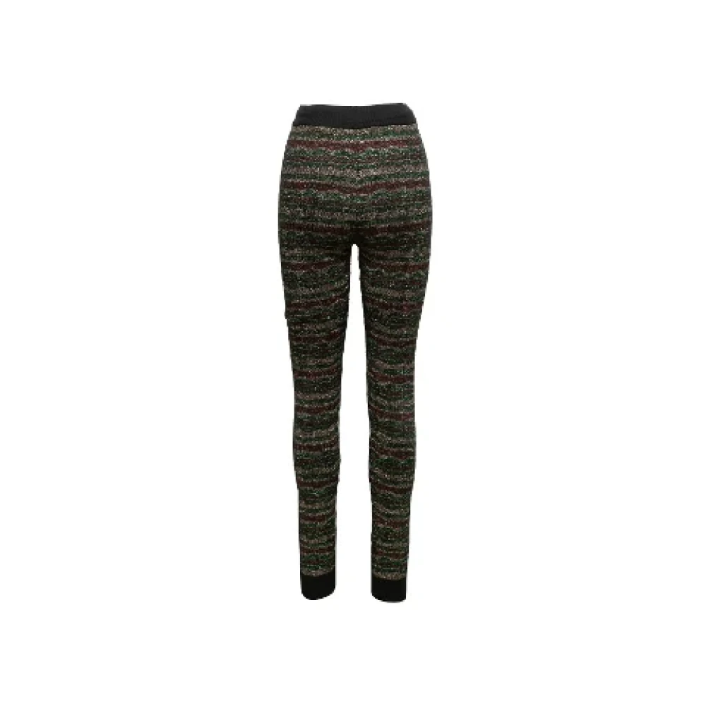 Gucci Vintage Pre-owned Wool bottoms Black Dames