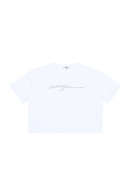 enfants-t-shirt-blanc-avec-logo