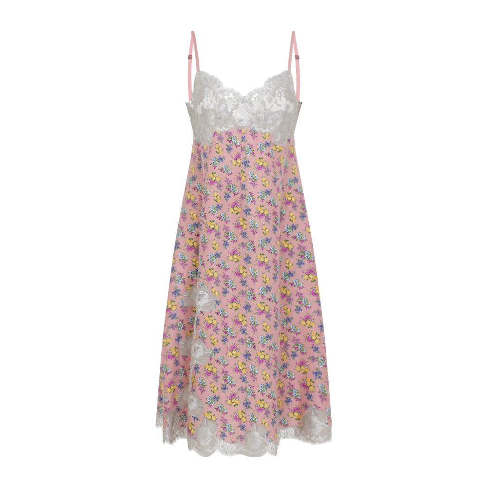 Dolce & Gabbana Multicolor Silk Mini Dress - Female - Short Dresses - M - Dresses