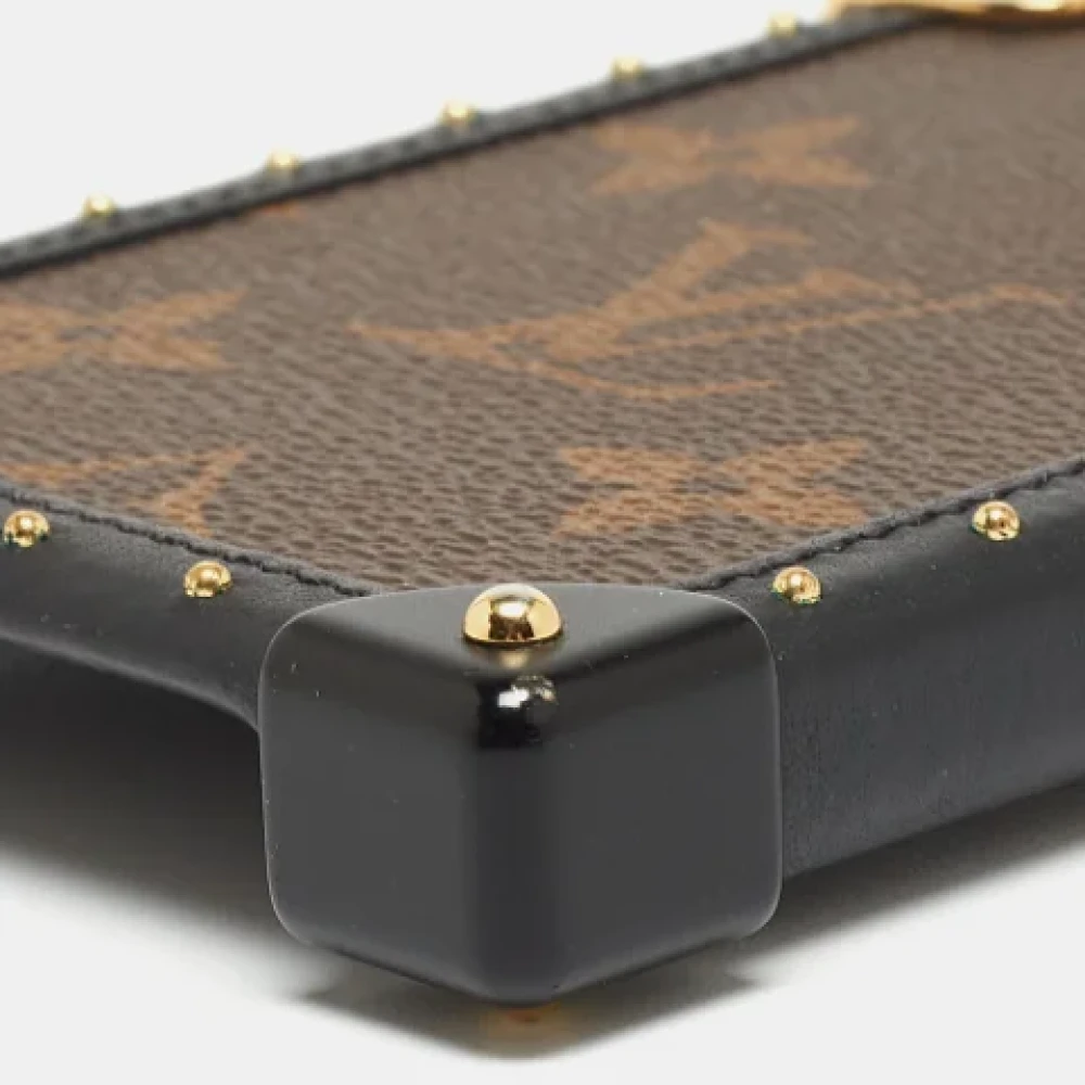 Louis Vuitton Vintage Pre-owned Coated canvas home-office Brown Dames