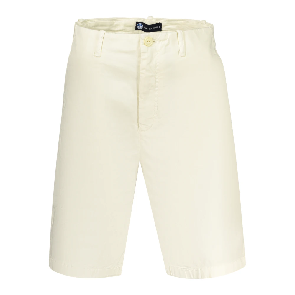 North Sails White Chino Shorts - Female - Casual Shorts - 4XL - Shorts