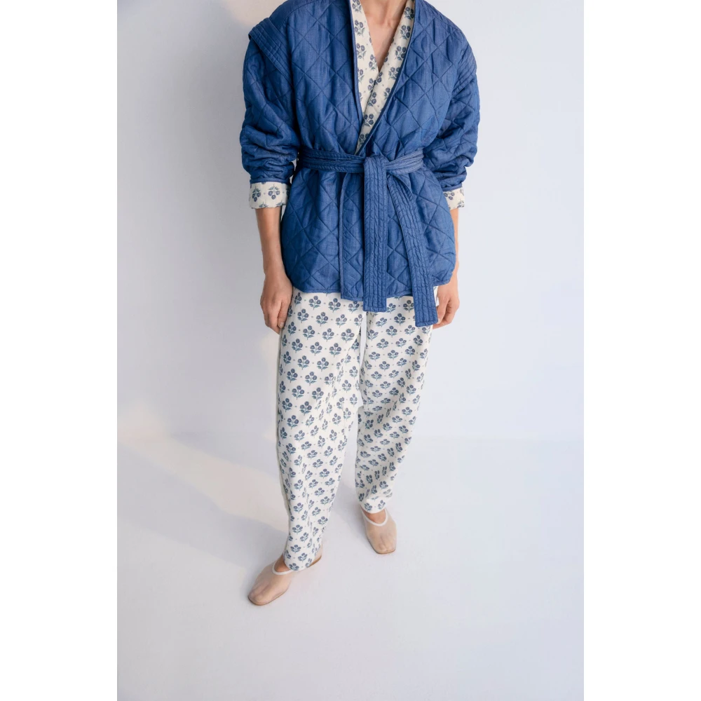 The New Society Leros Vrouw Broek Blue Dames