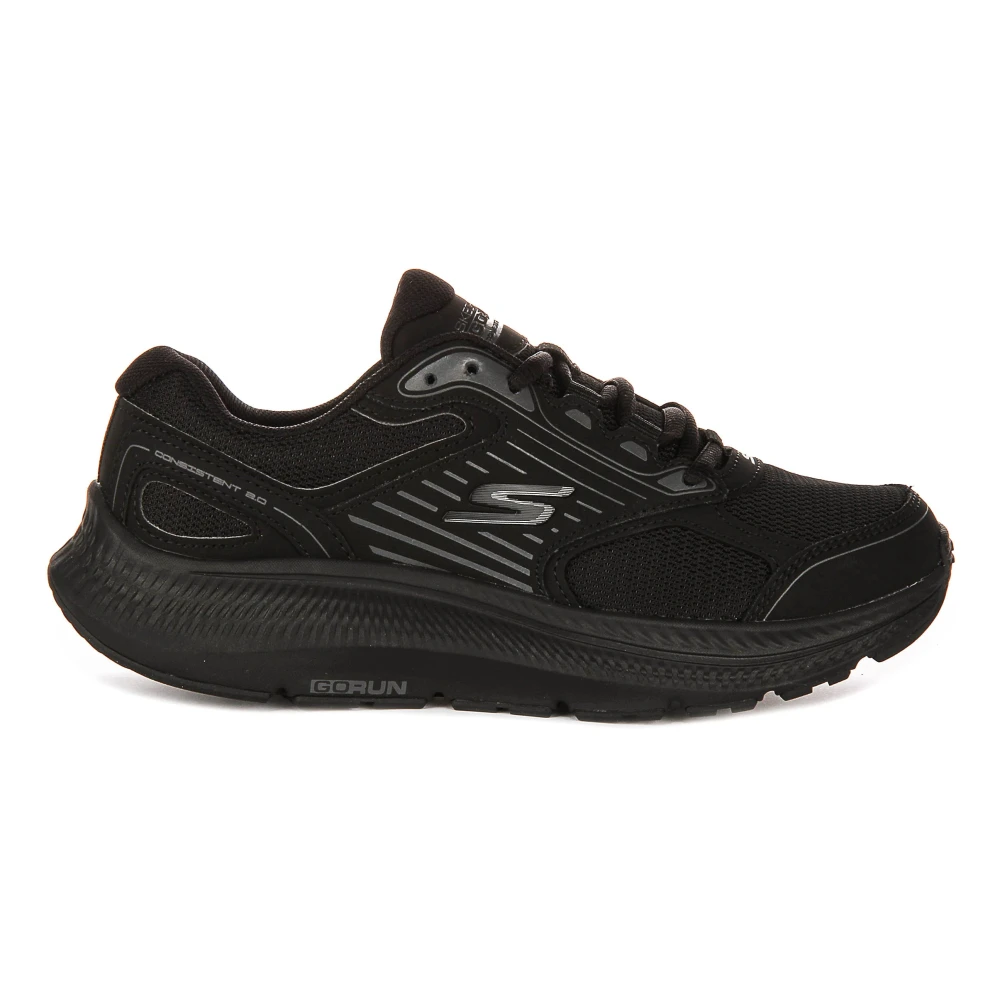 Skechers , Sneakers, Female, Black, 8 Uk, Black Women's Athletic Mesh Shoes