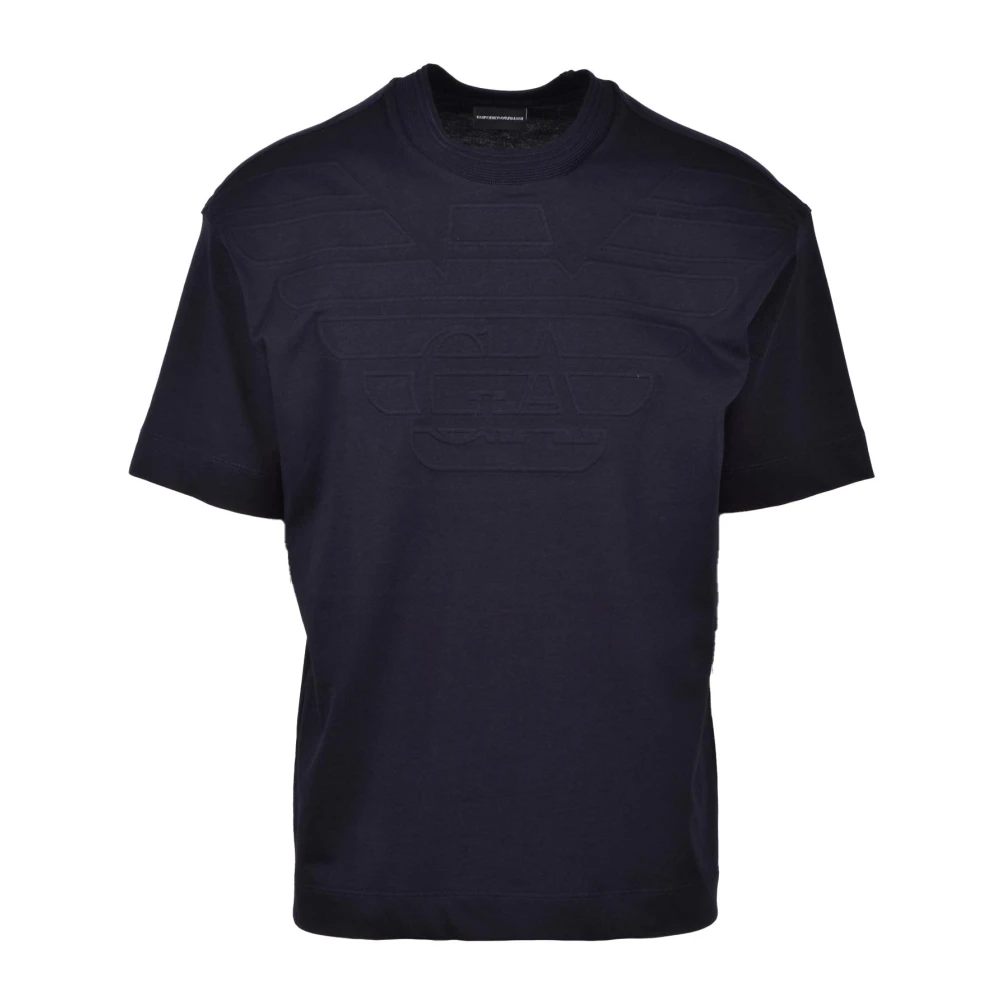 Emporio Armani Tshirt Blue Heren