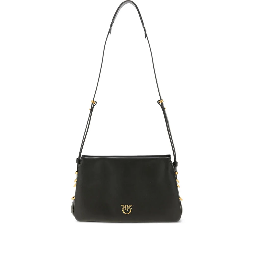 Pinko Women's Brown Shoulder Bags, One Size, Triplet Mini Vitello Morbido