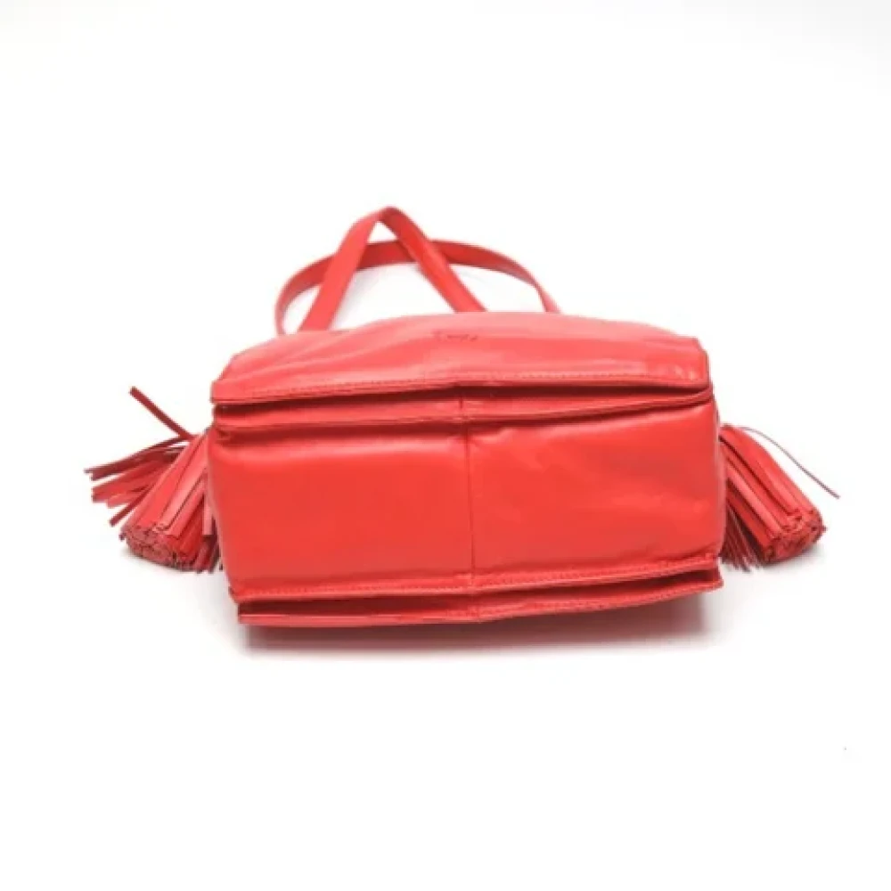 Loewe Pre-owned Leather shoulder-bags Red Dames