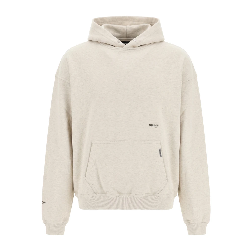 Represent , Hoodies, Male, Beige, S, Micro Owners Club Hoodie