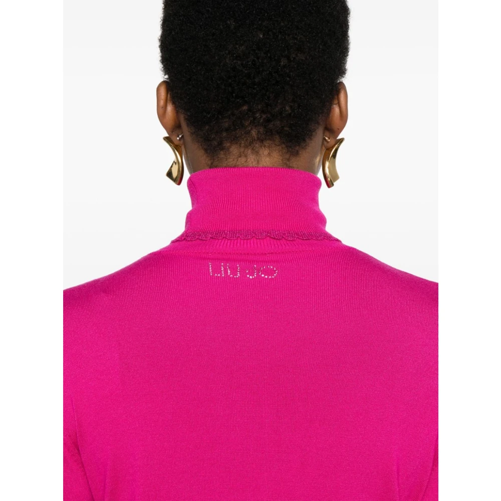 Liu Jo Fuchsia Sweater Collectie Pink Dames