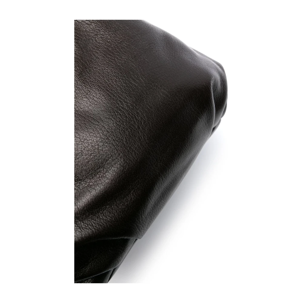 Hereu Bruine Leren Handtas Brown Dames