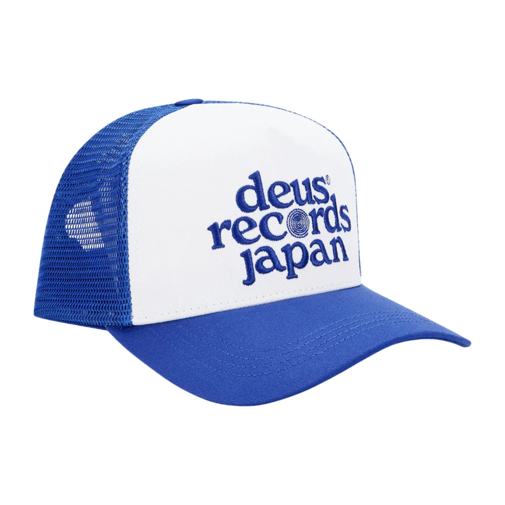 Deus Ex Machina Men's Blue Strata Trucker - Hats & Caps - One Size - Accessories