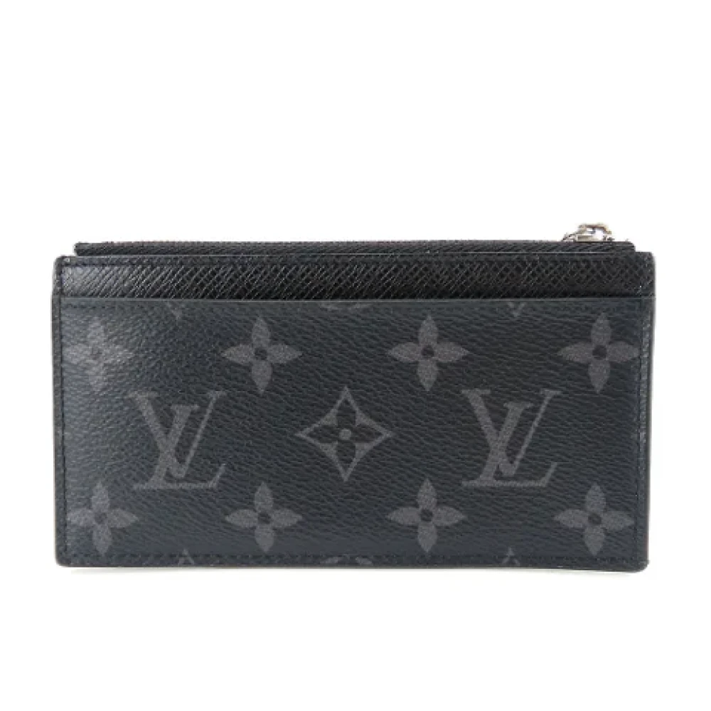 Louis Vuitton Vintage Pre-owned Canvas wallets Black Heren