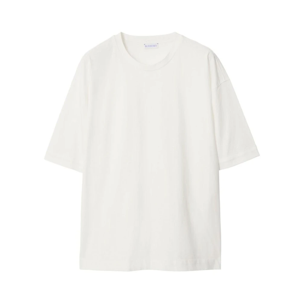 Burberry Women's White Crew Neck T-Shirt