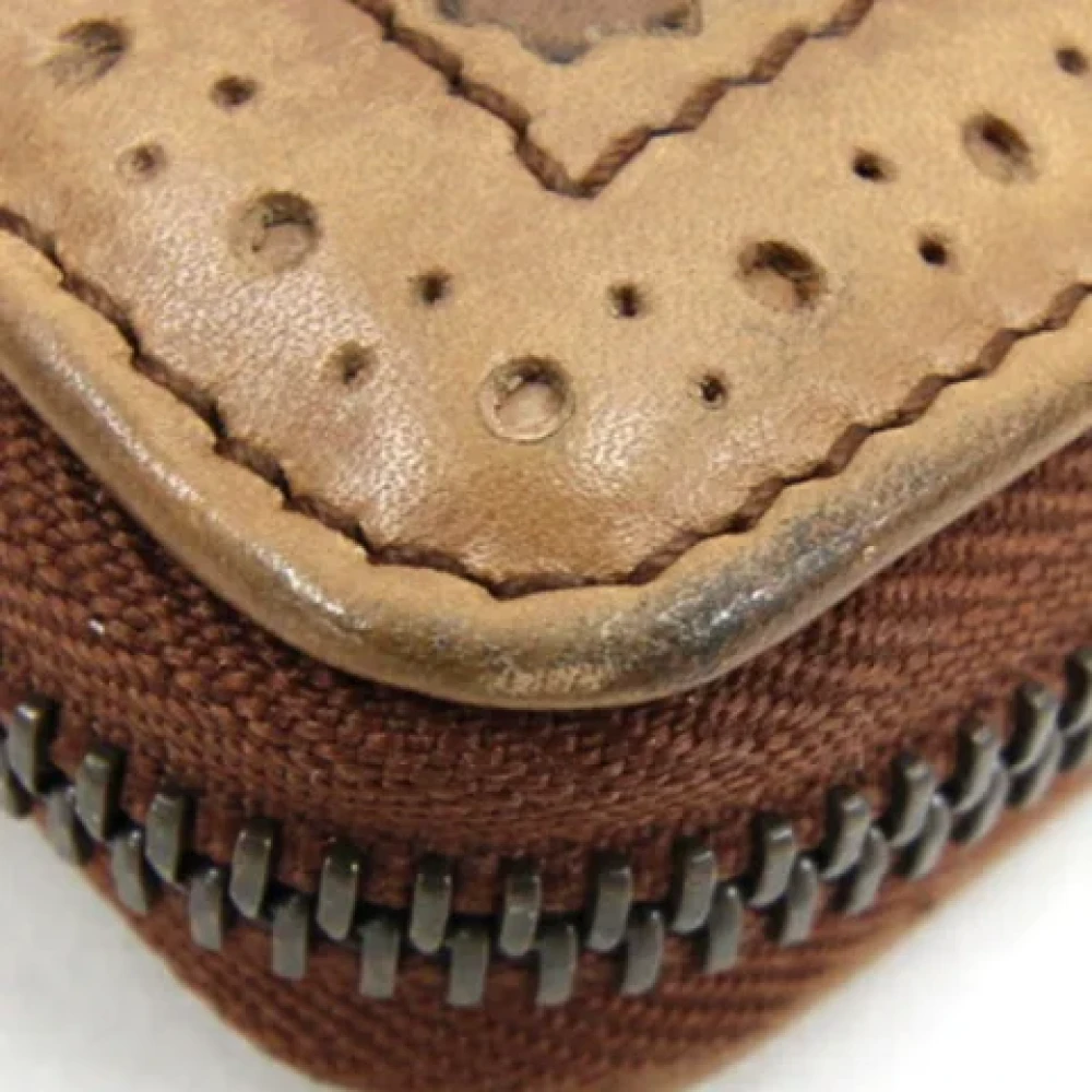 Gucci Vintage Pre-owned Leather wallets Brown Dames