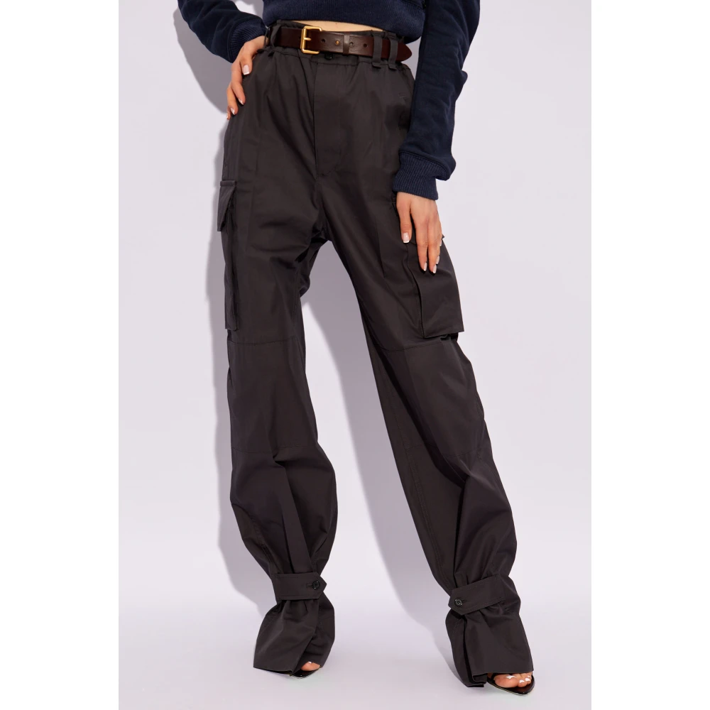 Saint Laurent Cargo broek Gray Dames