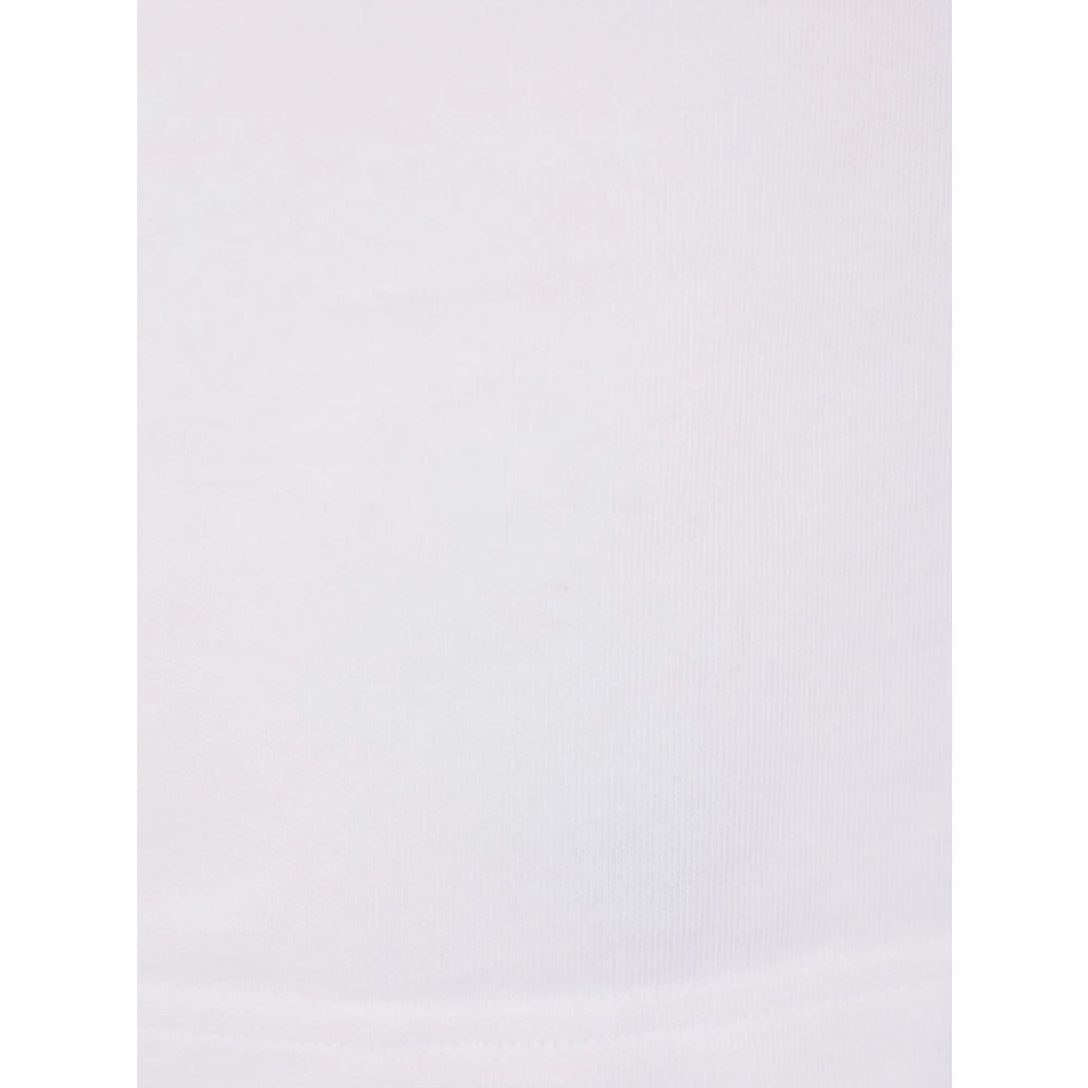 Casablanca Wit Logo Print Grafische T-shirts White Heren