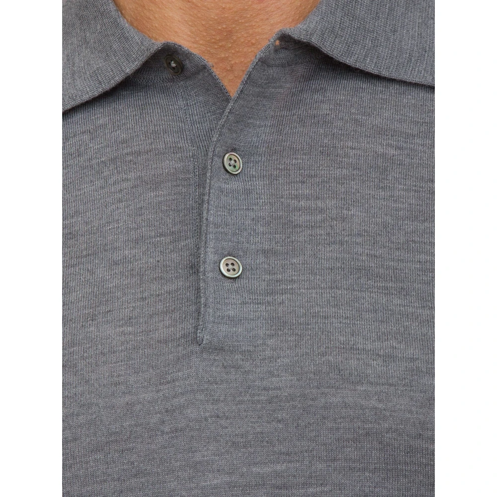 Corneliani Klassiek Poloshirt in Diverse Kleuren Gray Heren