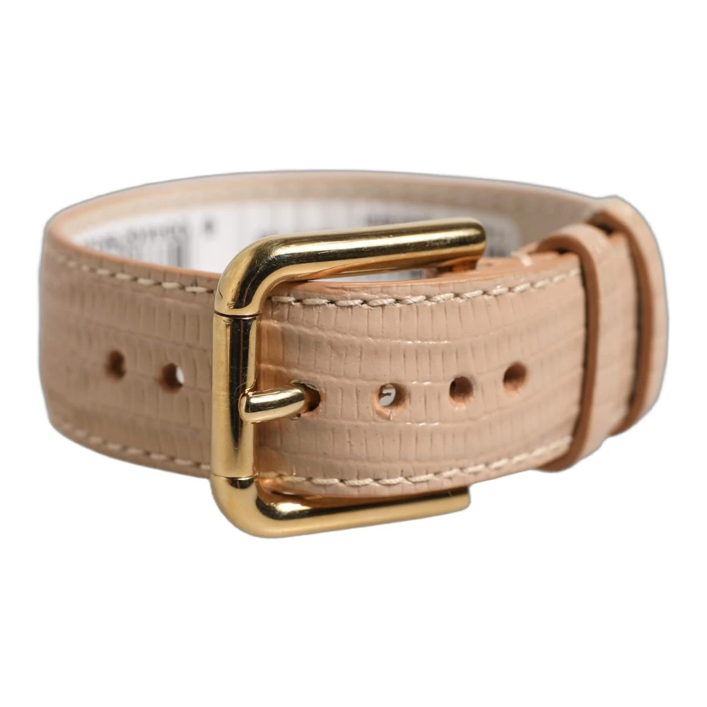Dolce & Gabbana Beige Bracelets, Male, One Size, Bracelet Belt