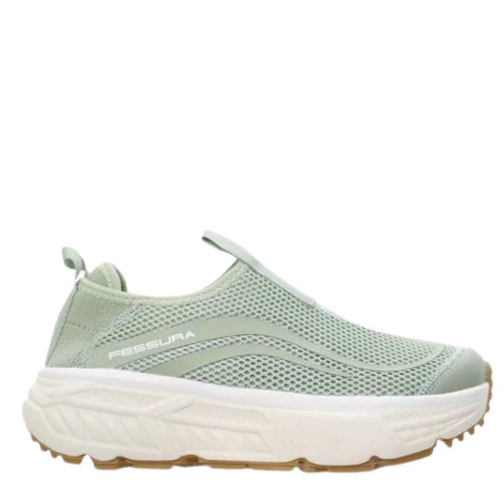 Fessura Platte Schoenen Dames Schoenen Groen