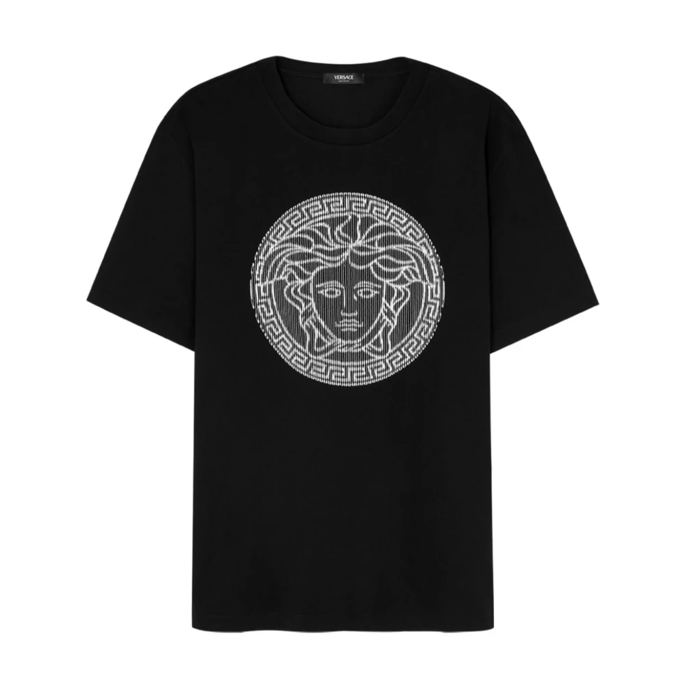 Versace T-Shirts Black Heren