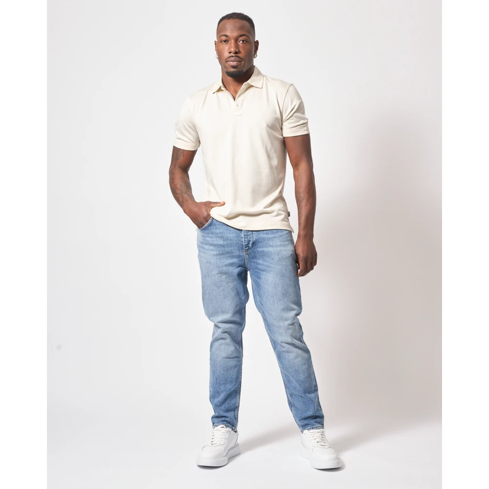 Hugo Boss Elegante Polo Shirt Beige Heren