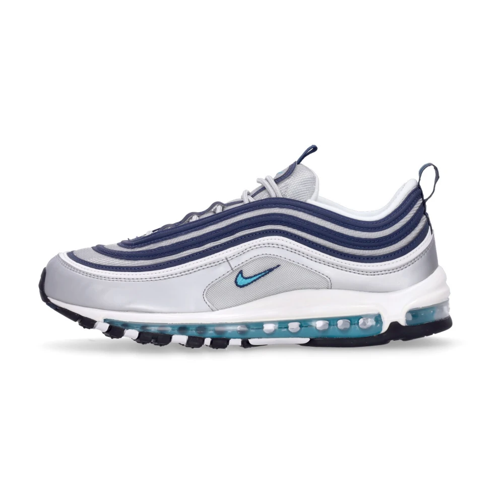 Nike Air Max 97 OG Metallic Silver Chlorine Blue Sneakers Gray Heren