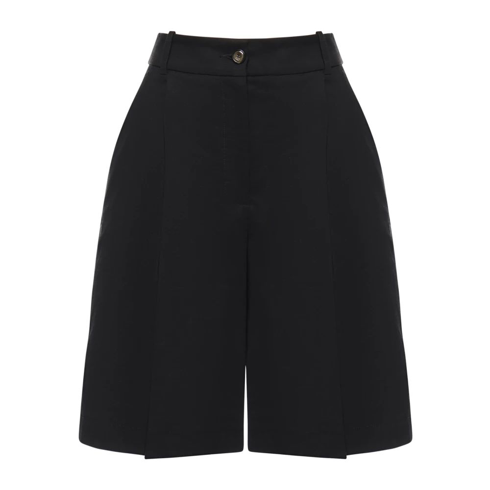 Pinko Women's Black Bermudas, M, Bryana Bermuda Lino Stretch